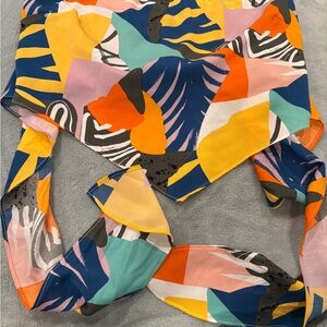 Vici Multicolor Abstract Scarf